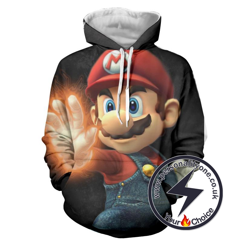 Super Mario - Super Mario Sweat Shirt - Super Mario Hoodies